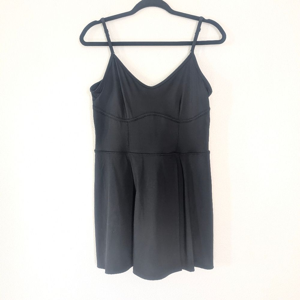 JoyLab Game Day Strappy Active Dress Romper Black Size Medium - Picture 3 of 8